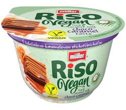 Riso vegan cu ciocolata si caramel
