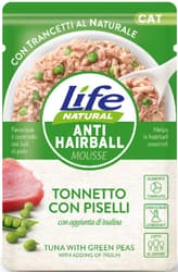 Life Anti Hairball Plic pentru pisica adult cu ton si mazare