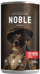 Noble Premium Conserva pentru caini cu vita