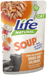 Life Plic pentru pisici adult cu supa de somon