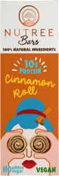 Nutree Baton Proteic Raw Vegan Cinnamon Roll fara gluten