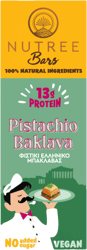 Nutree Baton proteic raw vegan Pistachio Baklava fara gluten