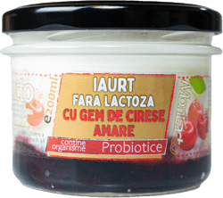 Monlacto Iaurt fara lactoza cu gem de cirese amare
