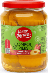Home Garden Peach Compote