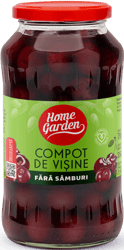 Home Garden Sour Cherry Compote