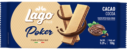 Lago Poker Cocoa Wafers