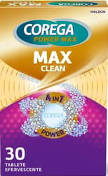 Corega Max Clean Tablete efervescente pentru curatare proteze dentare