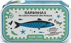 MissCan Sardine in ulei de masline picant cu muraturi, produse artizanal