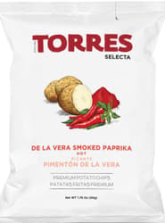 Torres Chipsuri premium de cartofi cu boia afumată iute
