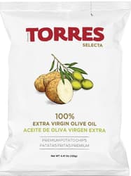 Torres Chipsuri premium de cartofi cu ulei de măsline extravirgin
