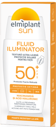 Elmiplant Sun Fluid UV SPF 50+ Iluminator cu protectie solara pentru fata cu textura ultra-lejera