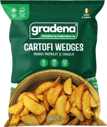 Gradena Cartofi wedges congelati