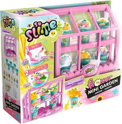 Slime DYI Set 6 decoratiuni cu slime parfumat mini gradina cu flori