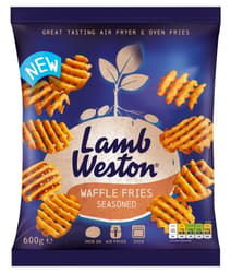 Lamb Weston Waffle fries seasoned