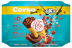 Corso Band Multipack Inghetata cornet mix 3 x cacao si 3 x vanilie