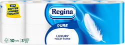 Regina Pure FSC® Hartie igienica, 10 role, 3 straturi, 150 foi