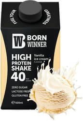 Born Winner Shake proteic cu aroma de inghetata de vanilie
