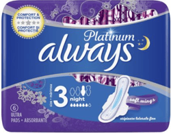 Always Platinum Absorbante periodice de zi, marimea 3