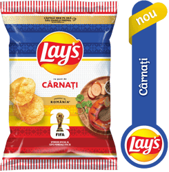 Lay's Chipsuri din cartofi cu gust de carnati
