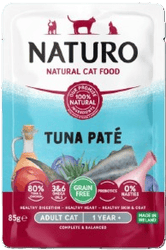 Naturo Gluten Free Pate pentru pisici adulte, ton