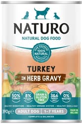 Naturo Gluten Free Hrana umeda pentru caini adulti, curcan