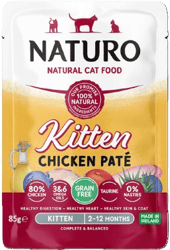 Naturo Gluten Free Pate pentru pui de pisici, pui