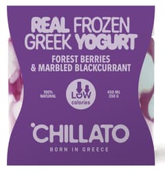 Chilatto Iaurt grecesc inghetat cu fructe de padure si coacaze negre