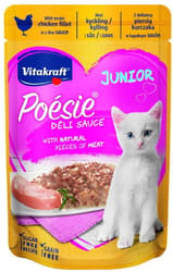Vitakraft Poesie Hrana umeda pentru pisici junior, pui in sos