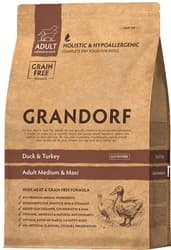 GD-Dog - Duck & Turkey - Adult Medium & Maxi Breeds - 1 Kg