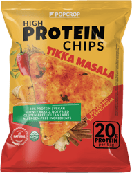 Popcrop Chipsuri cu proteina si Tikka Masala, fara gluten