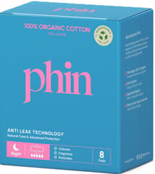 Phin Absorbante de noapte din bumbac organic