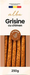 Albu Brezels Grisine cu chimen