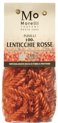Morelli paste artizanale Fusilli, din linte rosie