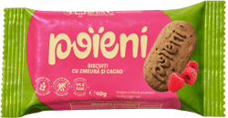 Poieni raspberry and cocoa biscuits