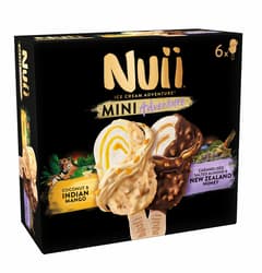 NUII Inghetata Mix Indian Mango+New Zeeland Honey 6x55 ml
