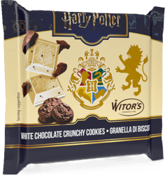 Witor's Harry Potter Baton ciocolata alba cu biscuiti crocanti