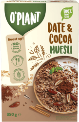 O'Plant muesli with cocoa & dates