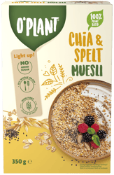 O'Plant muesli with chia and spelt