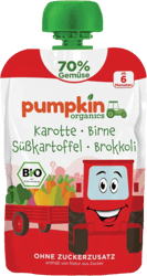 Pumpkin Organics ECO Piure de morcov, pere, cartof dulce si brocoli