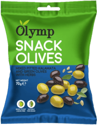 Olymp Snack Mix masline Kalamata fara samburi si masline verzi ierburi