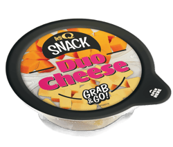 Deli Q Snack – Cuburi de branza Gouda si Cheddar rosu