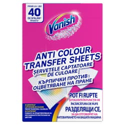 Vanish Servetele anti-transfer de culoare