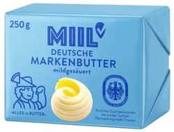 Mill German brand butter, mildly cultured