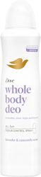 Dove Antiperspirant Spray Whole Body Lavender Chamomile