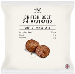Marks & Spencer Chiftele din carne de vita cu sare si piper