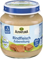 Alnatura ECO Piure cu carne de vita, 5 luni +
