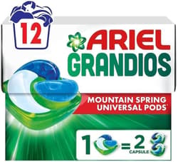 Ariel Grandios Mountain Spring Detergent capsules, 12 washes