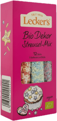 Lecker's ECO Decor multicolor pentru prajituri 3 culori, 12 buc