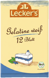 Lecker's ECO Gelatina alba, 12 foi