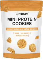 GymBeam Mini protein cookies peanut butter and salted caramel